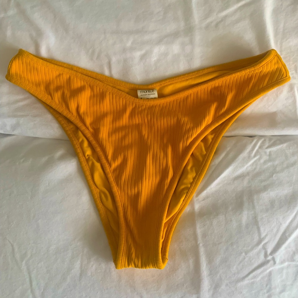 Montce Mango Ribbed Lulu bottoms 🧡